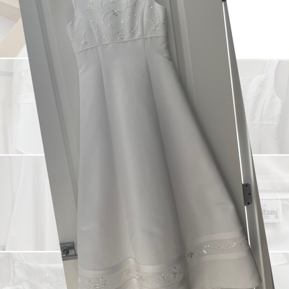 David's Bridal White Dress Size 10
